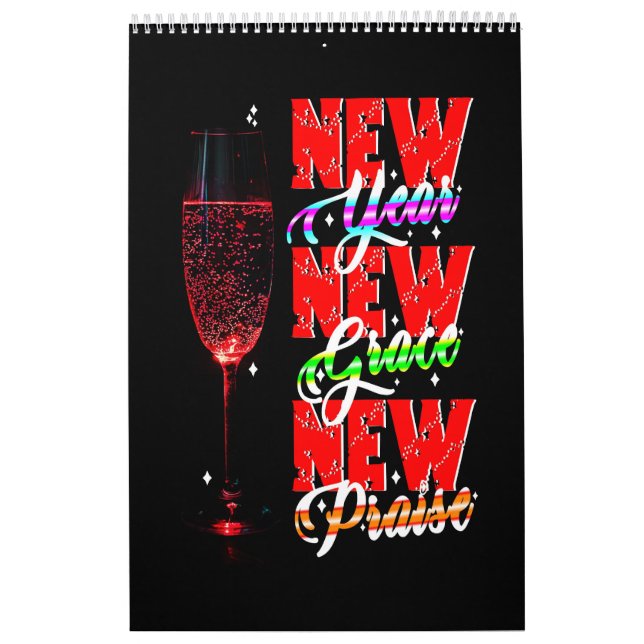 New Year New Grace New Praise Calendar (Cover)