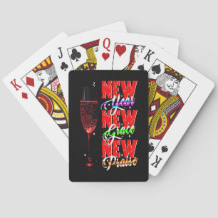 New Year New Grace New Praise Playing Cards