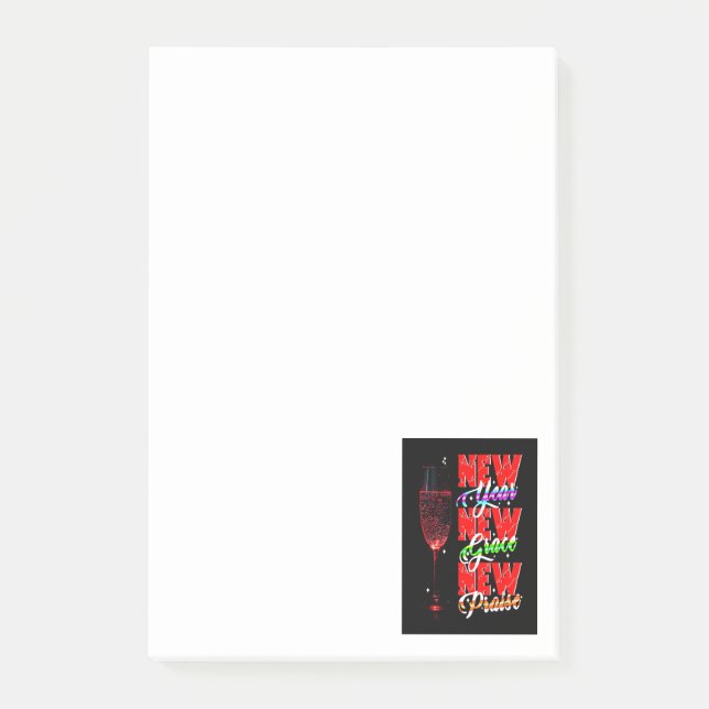 New Year New Grace New Praise Post-it Notes (Front)