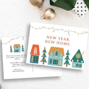 New Year New Home Holiday Postcard