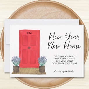 New Year New Home Moving  Announcement