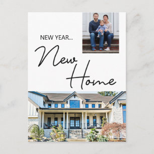 New Year New Home Moving Announcement photos
