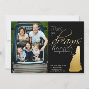 New Year New Home New Hampshire Photo Card