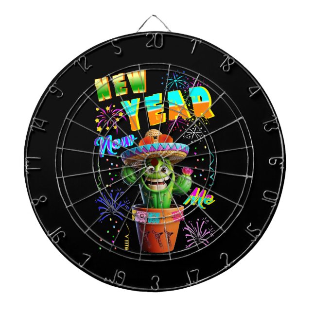 New Year New Me Dartboard (Front)
