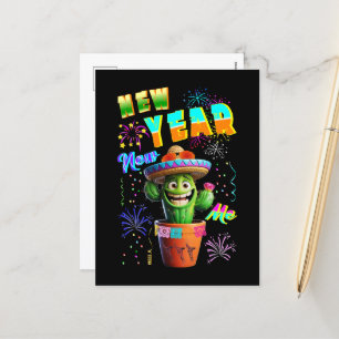New Year New Me Holiday Postcard