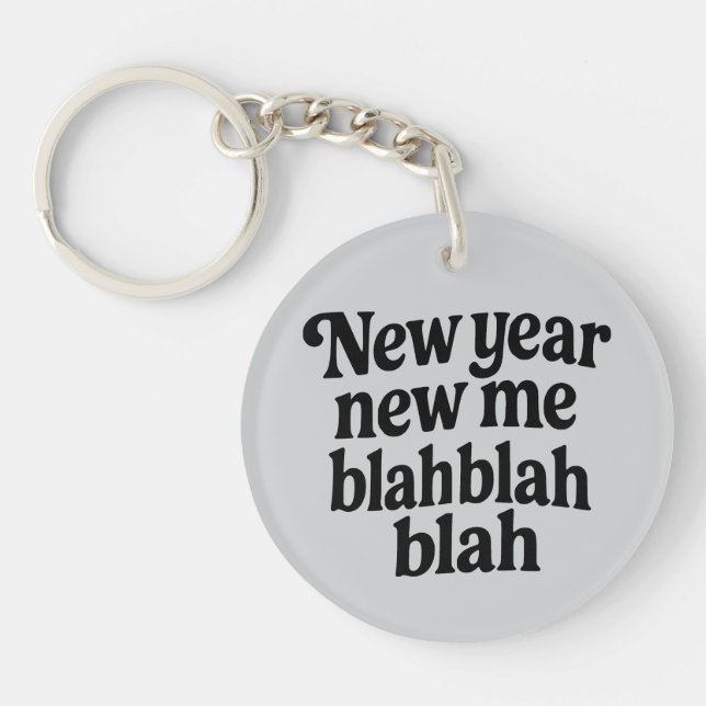 New Year New Me Sarcastic NYE resolution slogan (Devant)