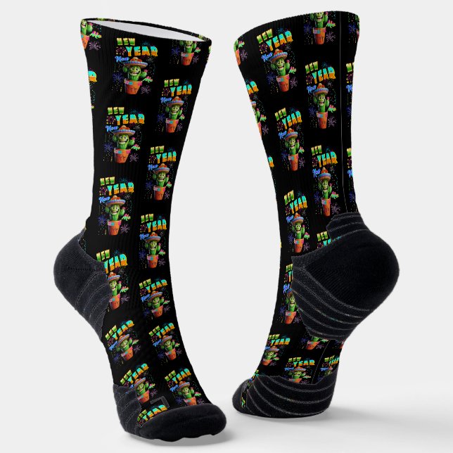 New Year New Me Socks (Angled)