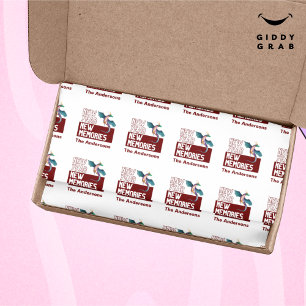 New Year New Memories Dragon Cherry Red Tissue Paper