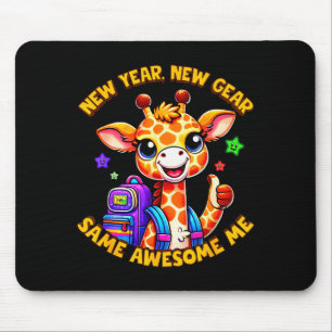 New Year New Same Awesome Me Giraffe Kids Mouse Pad