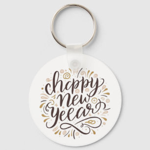 NEW YEAR New START , Happy New Years Keychain