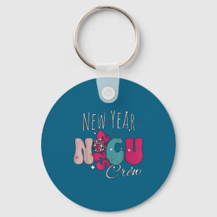 New Year Nicu Nurse Crew Celebration Uni-adults -  Keychain