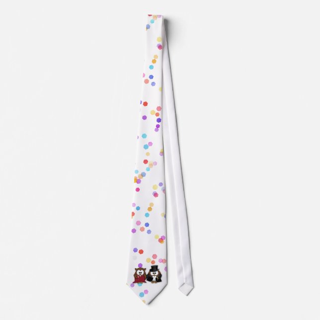 new year owl tie (Front)