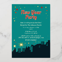 New Year Party Mid-Century Modern Style