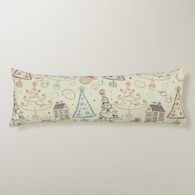 New year pattern body pillow (Front)