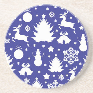 New year pattern coaster