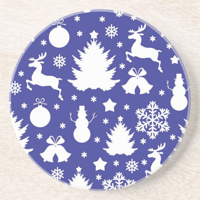 New year pattern coaster (Front)