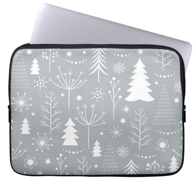 New year pattern laptop sleeve (Front)