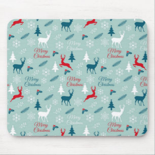 New year pattern mouse pad