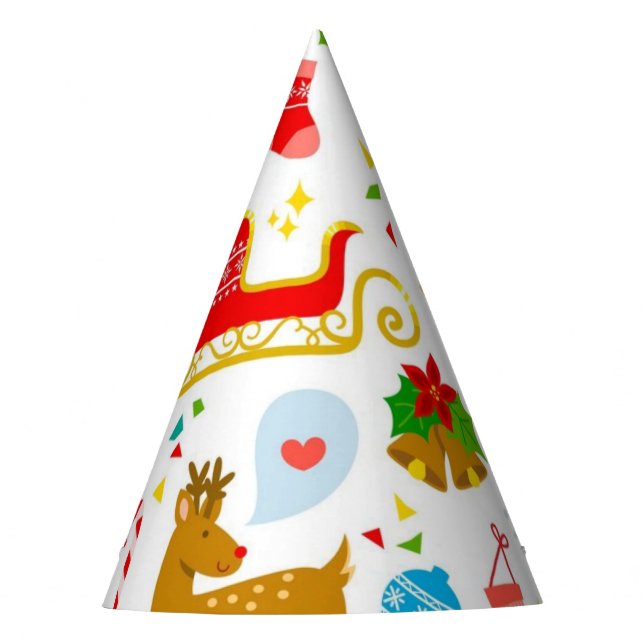 New year pattern party hat (Front)