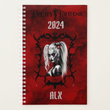 New Year Personalized Gothic Planner 2024
