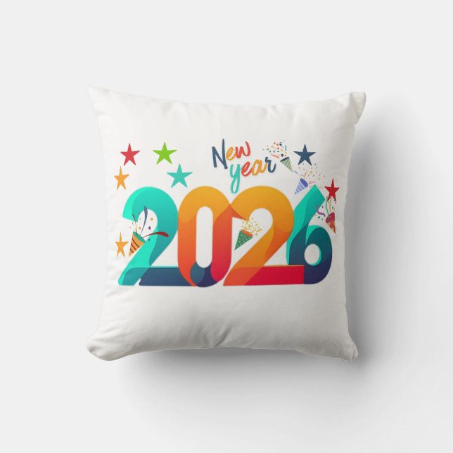 new year pillow (Front)