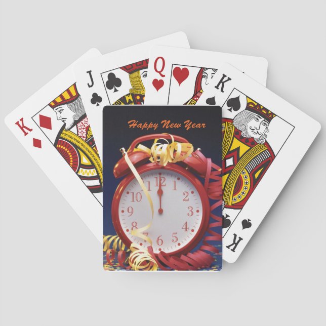 New Year Playing Cards (Back)