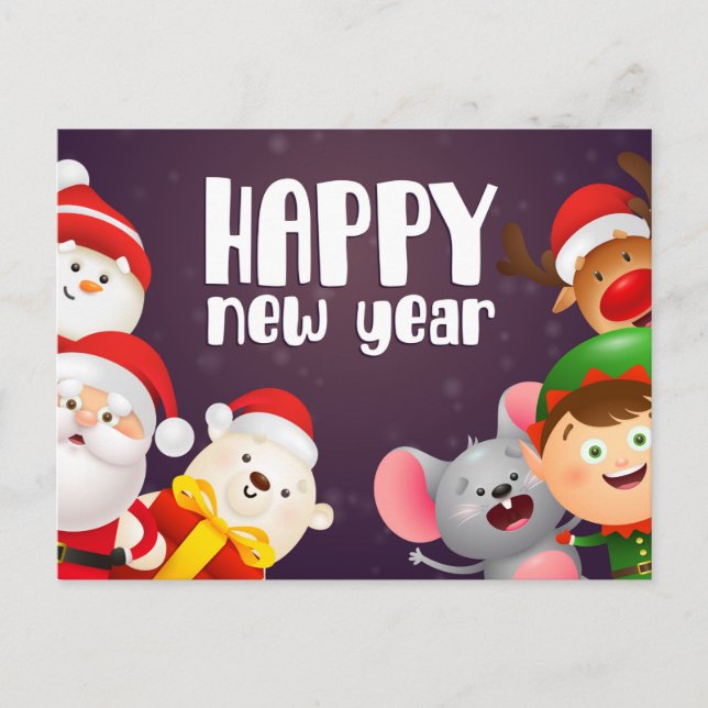 New year  postcard (Front)