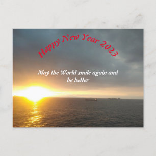 new year postcard