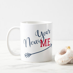 New year resolution funny typography reminder coffee mug