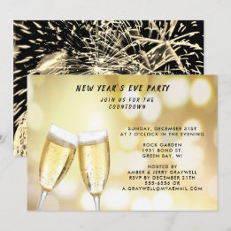 New Year’s Eve Party Celebration & Fireworks, ZRP Invitation