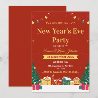 New Year’s Eve Party Invitation 2026