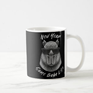 New Year Same Baka Life Capybara Joke  Coffee Mug