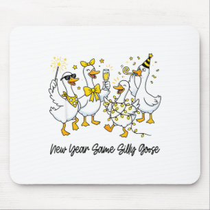 New Year Same Silly Goose Funny 2026 New Year Teac Mouse Pad