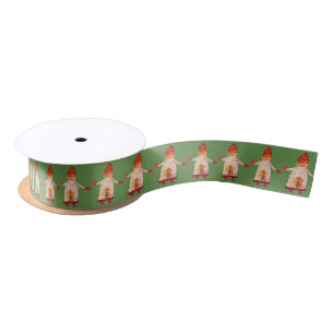 New Year, Santa Claus Satin Ribbon