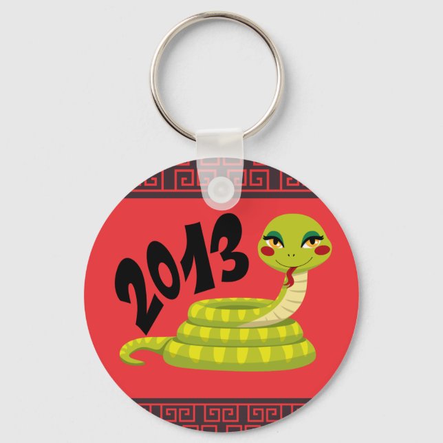 New Year Snake Keychain (Front)