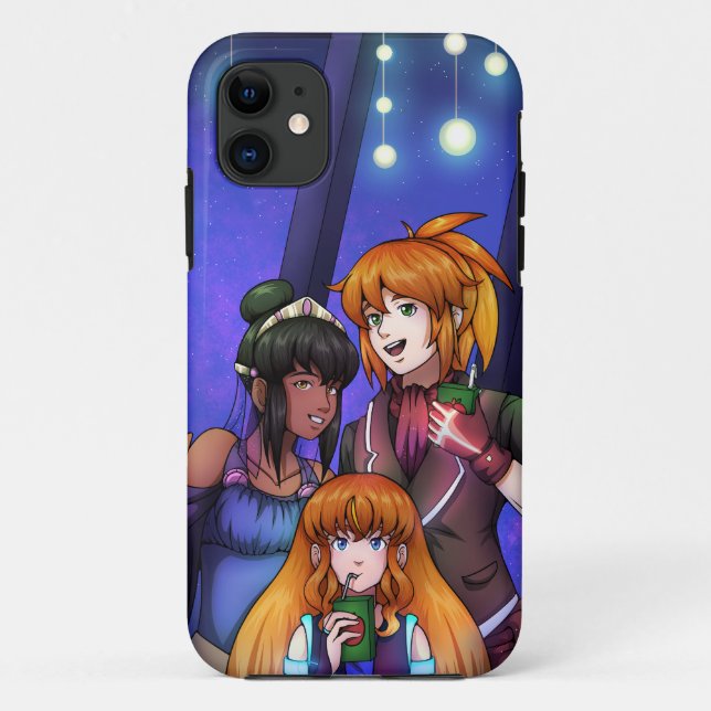 New Year Space Celebration Case-Mate iPhone Case (Back)