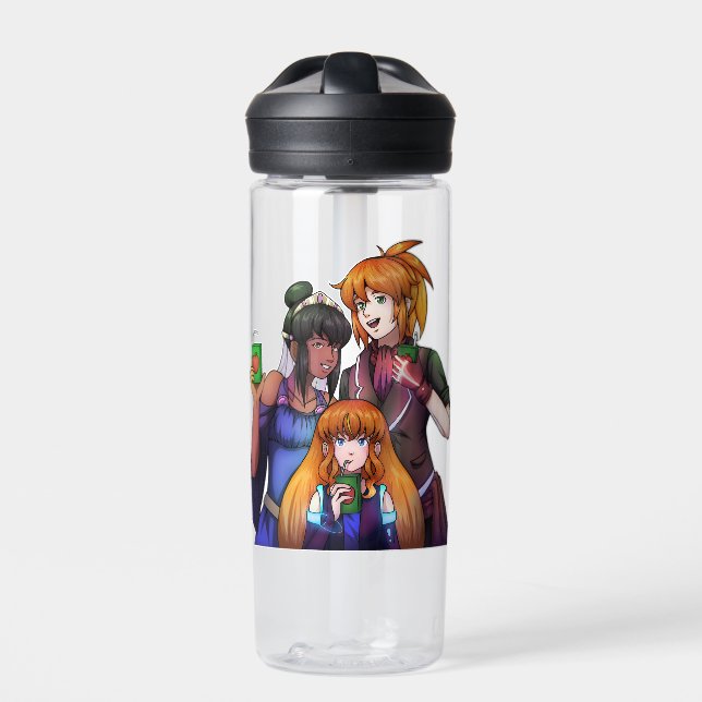 New Year Space Celebration Water Bottle (Front)