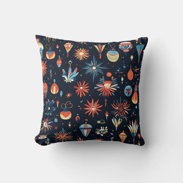new year throw pillow (Front)