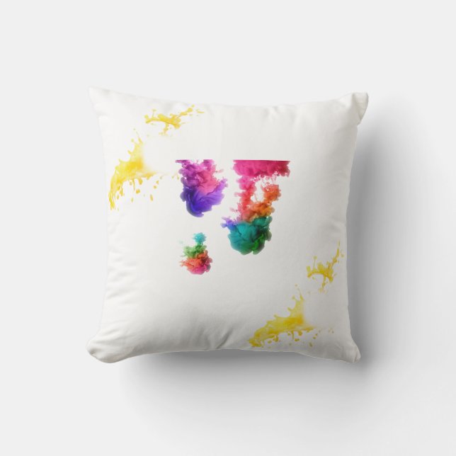 New Year Throw Pillow 16" x 16" (Front)