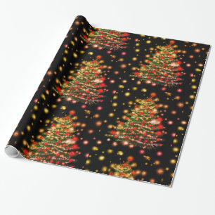 New Year tree  Wrapping Paper