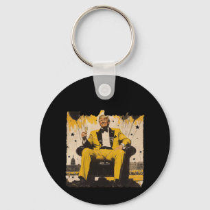 New Year Trump 2025 Keychain