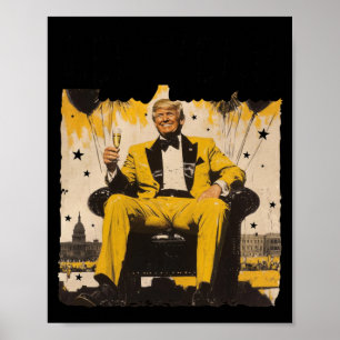 New Year Trump 2025  Poster