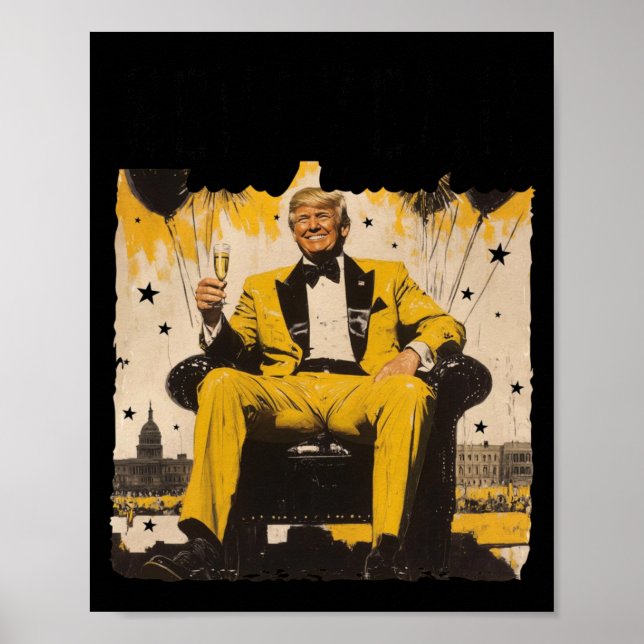 New Year Trump 2025  Poster (Front)