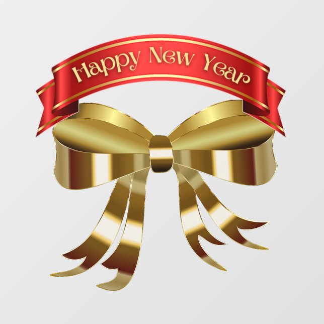 New Year  Window Cling (Sheet)