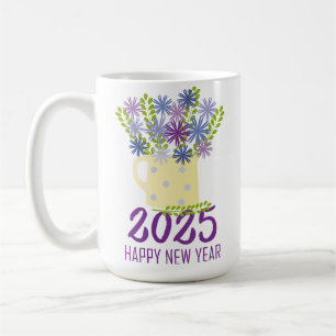 New Year Wishes 2025 Coffee Mug