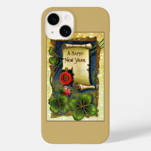 New Year With Four Leaf Clover Case-Mate iPhone 14 Case