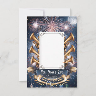 New Year's Blank Invitation Card