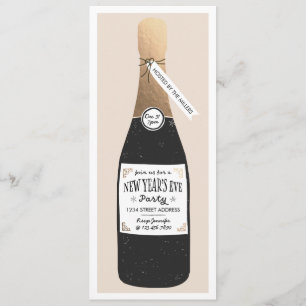 New Year's Bubbly Invitation