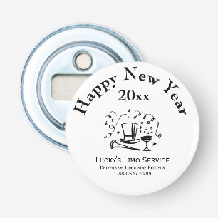 New Years Business Advertisment Memento Bottle Opener