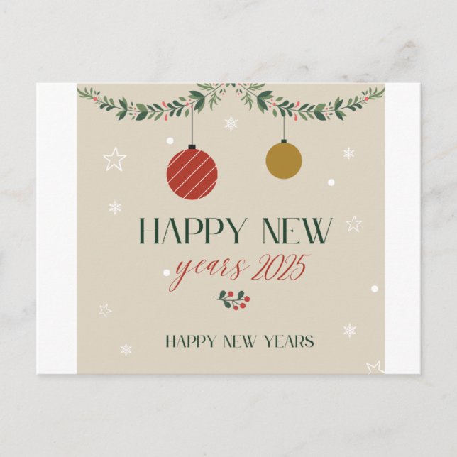 new years card 2025 (Front)